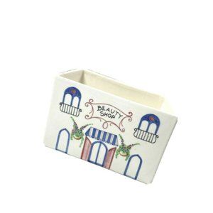 Rare Meiselman Beauty Shop Canister Planter Italy